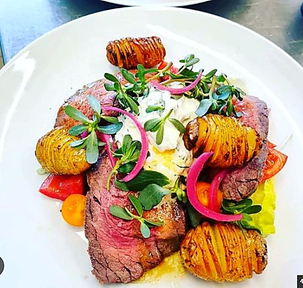 Pièce de bœuf, pommes de terre